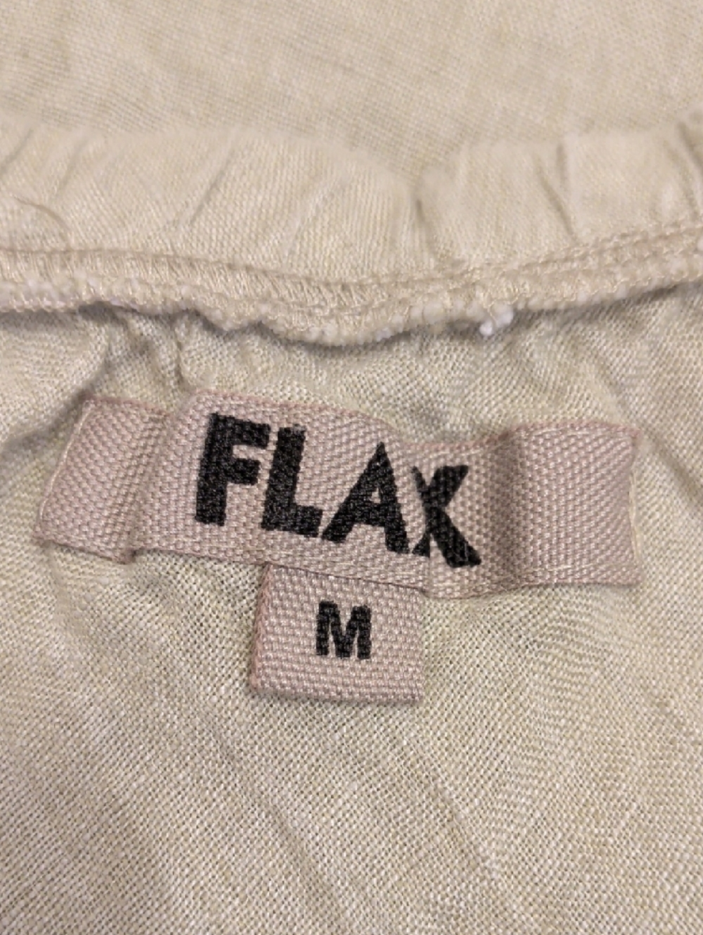 Flax 100% Linen 38" Long Skirt Bias Cut Sage Green Neutral Natural Fiber - Picture 5 of 9